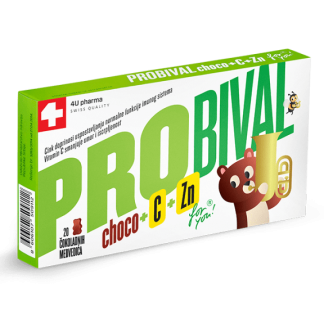 PROBIVAL CHOCO+C+ZN 20 MEDVEDICA