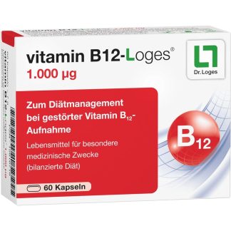 vitamin B12-Loges 1.000 ug 60 kapseln
