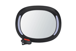 Sicherheitsspiegel Luxus LED Schwarz