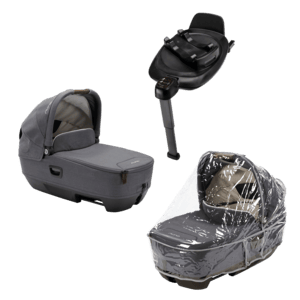 Babywanne CARI next Grante mit Regenverdeck und Base