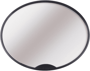 Sicherheitsrückspiegel oval schwarz