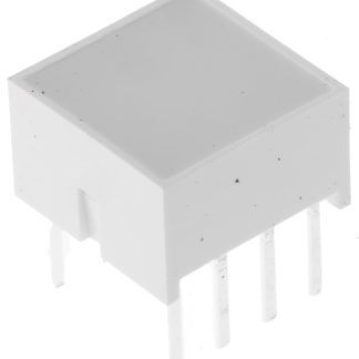 Display LED, barra luminosa a segm. Broadcom, 10.2 x 10.2 x 6.2mm, 45 mcd, col. Rosso