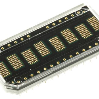 Display LED a matrice di punti Broadcom, 8 cifre, H. 4.8mm, 19.6 x 42.6 x 5.3mm, 7.5 mcd, col. Verde