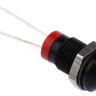Indicatore da pannello RS PRO Rosso  a LED, 2V cc, IP67, Sporgente, foro da 8mm
