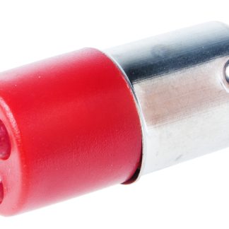 Indicatore da pannello RS PRO Rosso  a LED, 130V ca, Sporgente, foro da 25 x 10mm