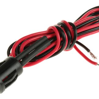 Indicatore da pannello RS PRO Rosso LED lampeggiante, 12V cc, Sporgente, foro da 8mm