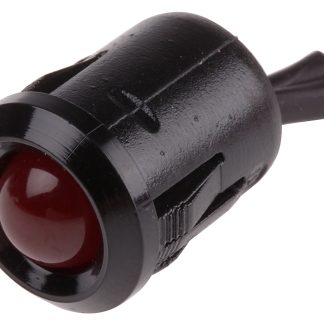 Indicatore da pannello RS PRO Rosso  a LED, 2V cc, Sporgente, foro da 12mm