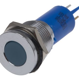 Indicatore da pannello RS PRO Blu  a LED, 24V ca/cc, A filo, foro da 16mm