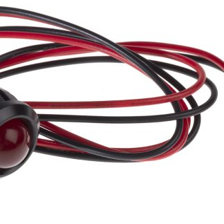 Indicatore da pannello RS PRO Rosso  a LED, 2V cc, Sporgente, foro da 14mm