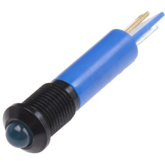 Indicatore da pannello RS PRO Blu  a LED, 24V cc, Sporgente, foro da 8mm