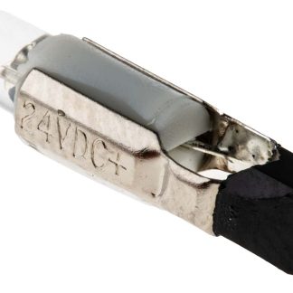 Lampada per indicatori RS PRO, lunga 22mm, Ø 5.5mm, 24V cc, luce color Bianco, 1500mcd, Chip singolo da 100000h con