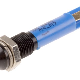 Indicatore da pannello RS PRO Blu  a LED, 24V cc, Sporgente, foro da 6mm