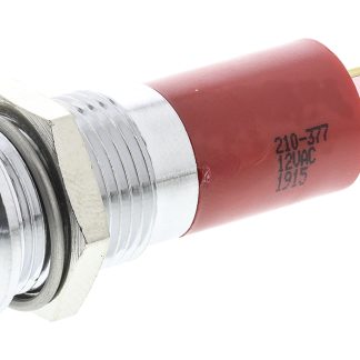 Indicatore da pannello RS PRO Rosso  a LED, 12V ca, Sporgente, foro da 14mm