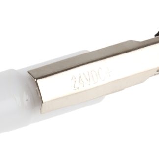 Lampada per indicatori RS PRO, lunga 45mm, Ø 6.8mm, 28V cc, luce color Bianco, 1500mcd, Chip singolo da 100000h con