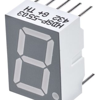 Display LED a 7 segmenti a segm. Avago, H. 14.2mm, 17 x 12.6 x 8mm, 3,7 mcd, col. Rosso