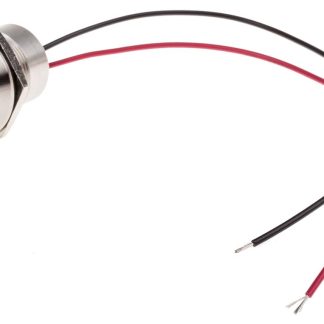 Indicatore da pannello RS PRO Giallo  a LED, 24V cc, IP67, A filo, foro da 22mm