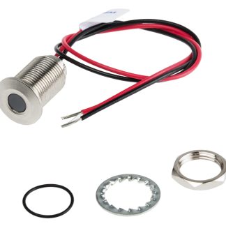 Indicatore da pannello RS PRO Bianco  a LED, 1.8 → 3.3V cc, IP67, A filo, foro da 10mm