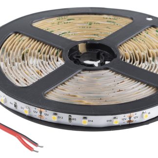 Striscia LED RS PRO, 5m, 12V, col. Bianco neutro 4000 → 4500K, IP20