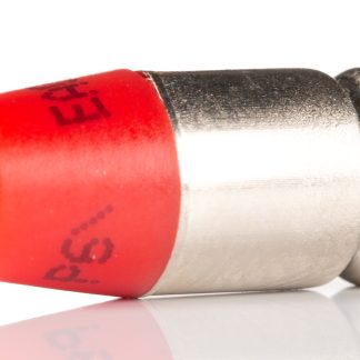 Lampada per indicatori EAO, Ø 6.1mm, 24V ca/cc, luce color Rosso, 330mcd, Chip singolo con base T1 3/4 MG