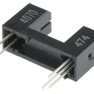 Interruttore ottico a taglio Omron, 5 pin 1 canale, slot da 8mm, uscita Collettore aperto, Montaggio con foro passante