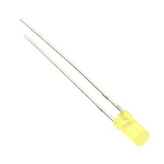 LED Giallo Kingbright, PCB, 2,05 V, 3 mm (T-1)