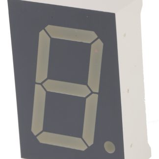 Display LED a 7 segmenti Kingbright, H. 25.4mm, 32.9 x 22.5 x 8.5mm, 120 mcd, col. Rosso