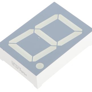 Display LED a 7 segmenti Kingbright, H. 38mm, 47 x 33.15 x 12.5mm, 16000 μcd, 24000 μcd, col. Verde, rosso