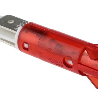 Indicatore da pannello Arcolectric (Bulgin) Ltd Rosso Neon, 230V ca, IP67, Sporgente, foro da 9.5mm