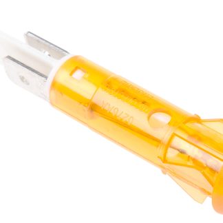 Indicatore da pannello Arcolectric (Bulgin) Ltd Arancione Neon, 230V ca, IP67, Sporgente, foro da 9.5mm