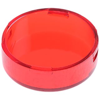 Lenti per indicatore APEM A01, forma Rotonda, col. Rosso, Ø 15mm