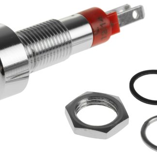 Indicatore da pannello Signal Construct Rosso  a LED, 12 → 14V, A filo, foro da 8mm