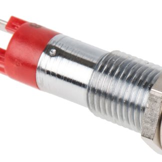 Indicatore da pannello Signal Construct Rosso  a LED, 24V cc, IP67, Ad incasso, foro da 8mm