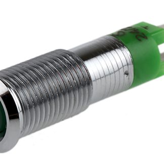 Indicatore da pannello Signal Construct Verde  a LED, 24V cc, IP67, Ad incasso, foro da 8mm