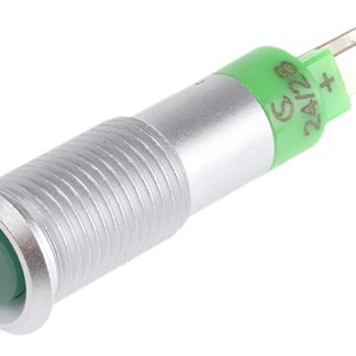 Indicatore Signal Construct Verde  a LED, 24V, Ad incasso, foro da 8mm