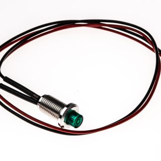 Indicatore da pannello Oxley Verde  a LED, 24V ca, IP66, Sporgente, foro da 6.4mm