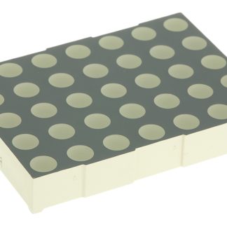 Display LED a matrice di punti Kingbright, H. 52mm, 53 x 37.65 x 8.45mm, 10 mcd, col. Rosso