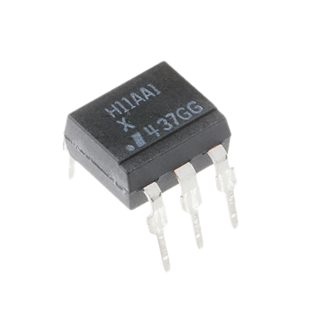 Fotoaccoppiatore Isocom, Montaggio con foro passante, uscita Transistor 20%, 6 Pin