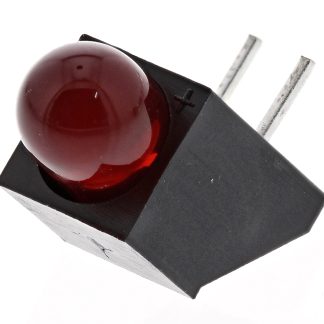 Indicatore LED per PCB Rosso Kingbright, 60 °, 1 LEDs, Right-angle, 2,5 V, Montaggio con foro passante
