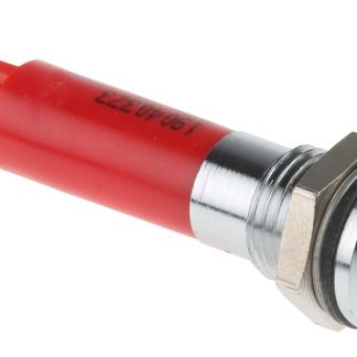 Indicatore da pannello CML Innovative Technologies Rosso  a LED, 24V, IP67, Sporgente, foro da 8mm