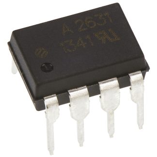 Fotoaccoppiatore Broadcom, 2 canali, Montaggio con foro passante, uscita Transistor, 8 Pin