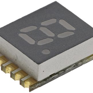 Display LED a 7 segmenti a segm. Kingbright, H. 5.1mm, 10 x 6.9 x 3mm, 30 mcd, col. Rosso