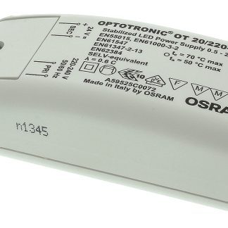 Driver LED Osram, 20W, IN 230 → 240V, OUT 24V, 830mA