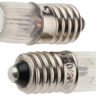 Lampada per indicatori RS PRO, lunga 30mm, 220/250V, luce color Arancione con base E10