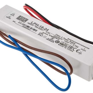 Driver LED Mean Well, 18W, IN 180 → 264 V ac, 254 → 370 V dc, OUT 24V, 0 → 750mA