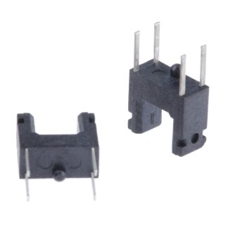 Interruttore ottico a taglio Sharp, 4 pin 1 canale, slot da 3mm, uscita Fototransistor, Montaggio con foro passante