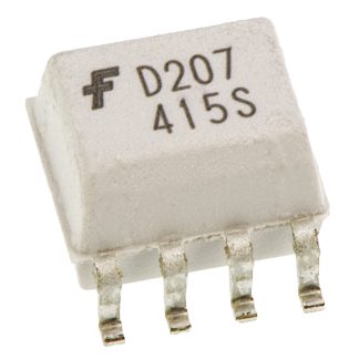 Fotoaccoppiatore onsemi, 2 canali, Montaggio superficiale, uscita Transistor 100%, 8 Pin