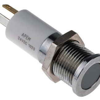 Indicatore da pannello RS PRO  a LED, 24V cc, IP67, A filo, foro da 14mm