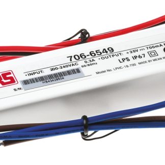 Driver LED Mean Well, 17.5W, IN 180 → 264 V ac, 254 → 370 V dc, OUT 6 → 25V, 700mA