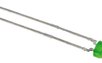 LED Verde Vishay, PCB, 1,9 V, 3 mm (T-1)