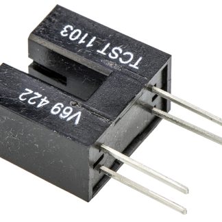 Interruttore ottico a taglio Vishay, 4 pin 1 canale, slot da 3.1mm, uscita Fototransistor, Montaggio con foro passante